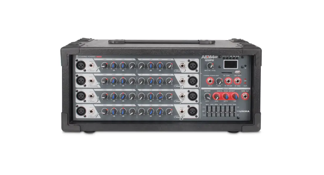 Unika A6m4 Powered Mixer User Manual Unika A6m4 Powered Mixer User Manual