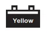 mascot 205150 Charger for Lead Acid Batteries - Yellow