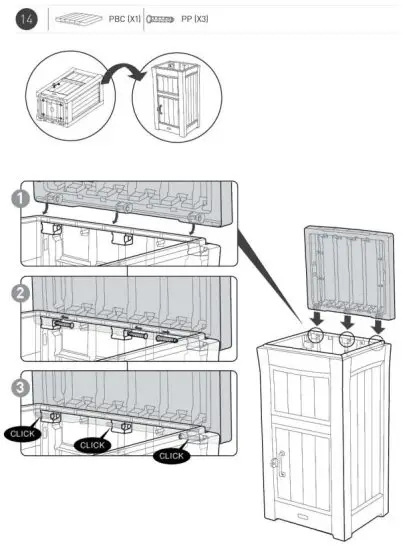 KeTeR 17209238 Parcel Drop Box - REQUIRED TOOLS 14