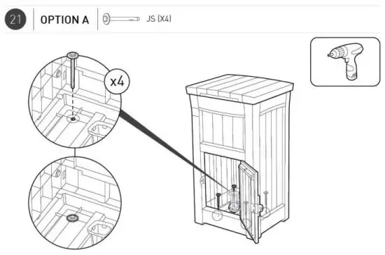 KeTeR 17209238 Parcel Drop Box - REQUIRED TOOLS 20