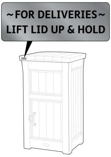 KeTeR 17209238 Parcel Drop Box - REQUIRED TOOLS 24