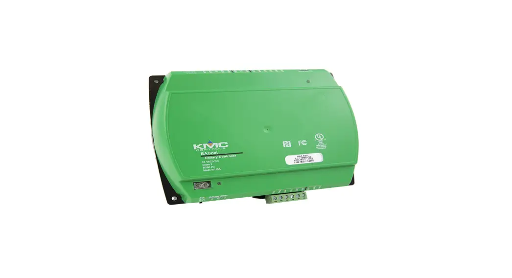 Kmc Controls Bac-9300 Series Controller Installation Guide
