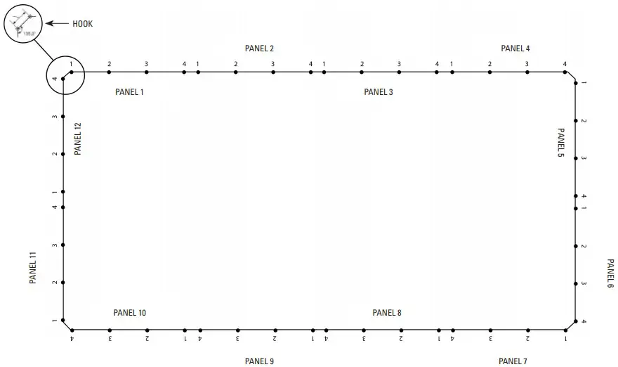 Gre Swimming Pool Instruction aced holes in template