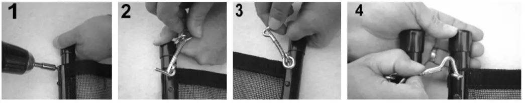 Gre Swimming Pool Instruction hook and let go of it