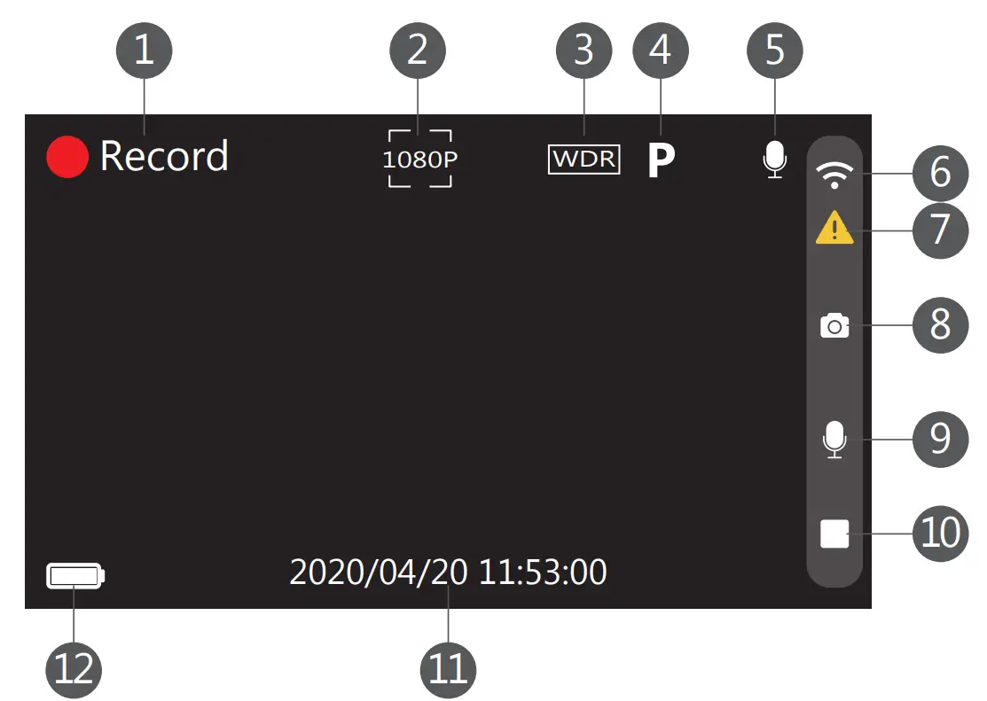 Z-EDGE R1 Dual Dash Cam Built in Wi Fi - FIG 2