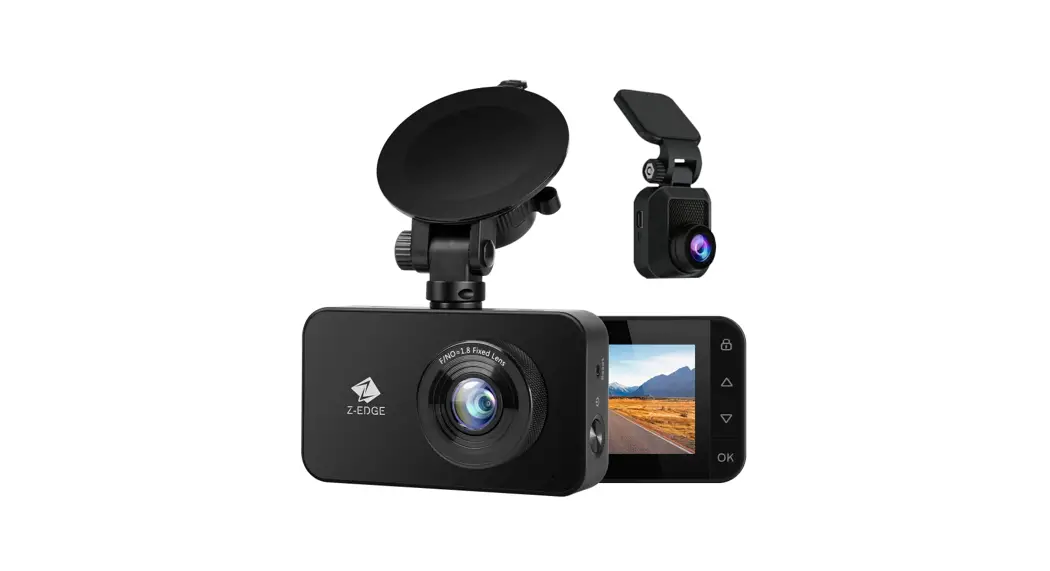 Z-edge R1 Dual Dash Cam Built-in Wi-fi User Guide