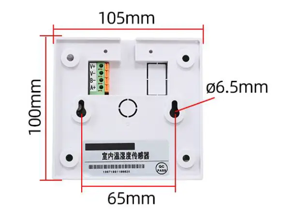 SONBUS XD6710B Temperature and Humidity Sensor fig 2