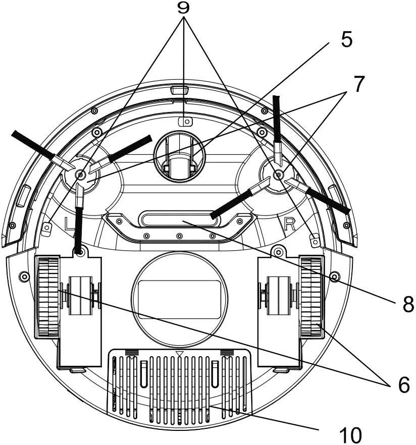 BLAUPUNKT RVC201 Robot Vacuum Cleaner B