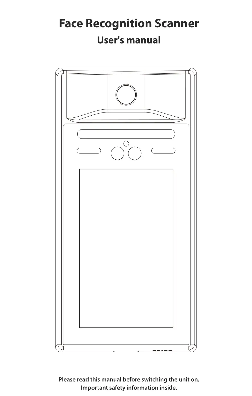 Amphenol TSCAN-750 Face Recognition Temperature Scanner User Manual