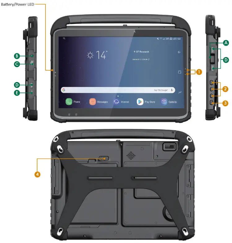 DT Research DT313Y Rugged Tablet - Overview