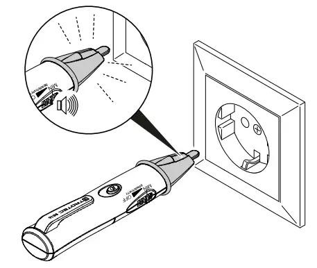 TROTEC BE16 Voltage Detector - figure 4