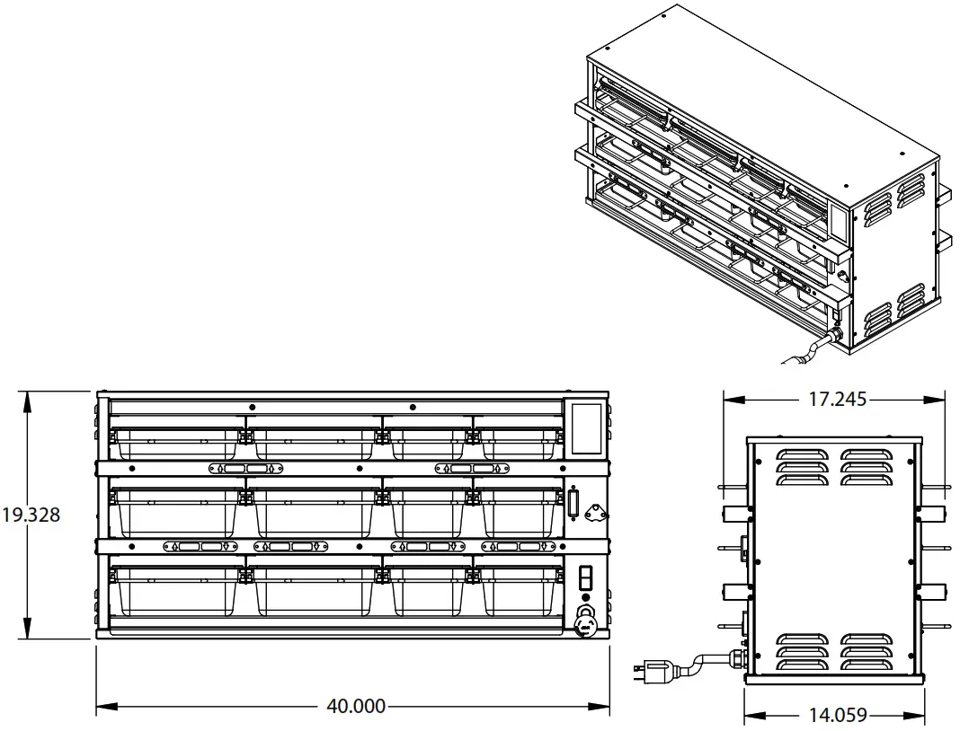 READYFLEX RFHU 35M Hot Holding cabinet multi product - Fig 50