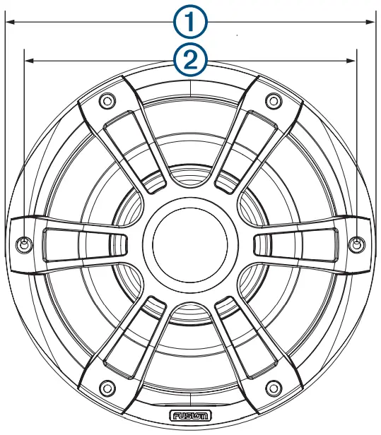 Fusion D5444697 SIGNATURE SERIES SUBWOOFER-fig4