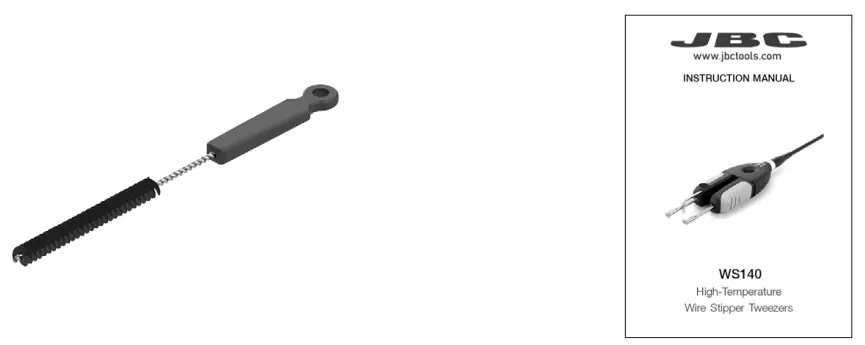 JBC WS140 A high temperature precision wire stripper tweezer s- Fig1