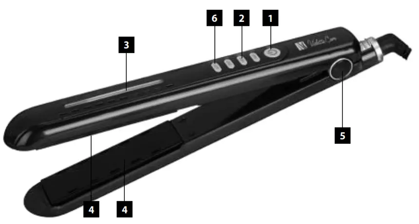 concept VZ 1330 Hair Straightener - Switch