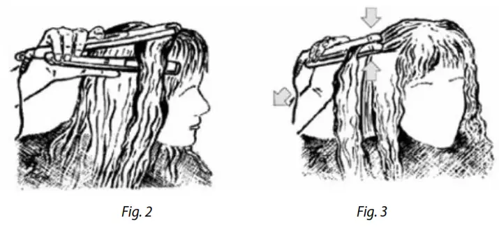 concept VZ 1330 Hair Straightener - hair 1