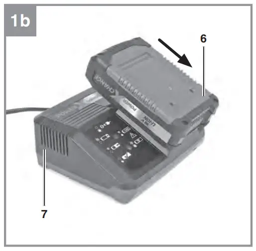 Charging the Li battery pack