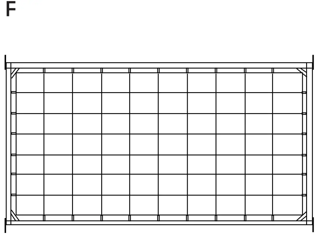 M12901 Gelato 4-In-1 Convertible Crib Pacakage Content