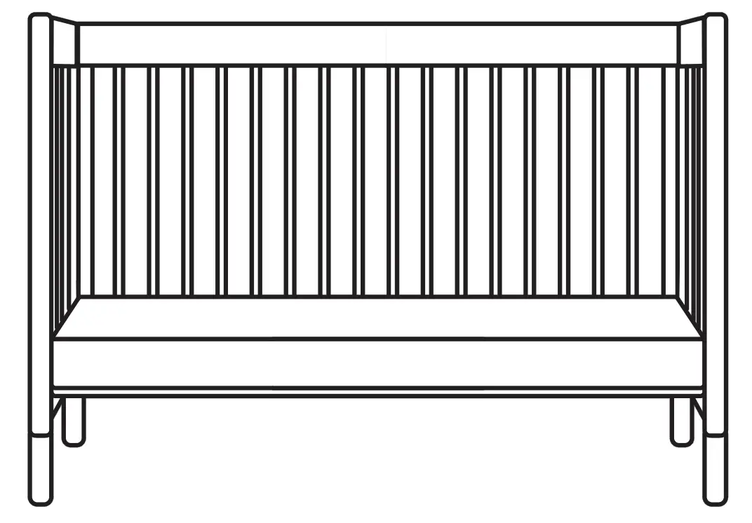 M12901 Gelato 4-In-1 Convertible Crib