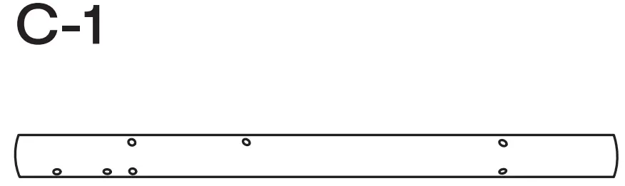 M12901 Gelato 4-In-1 Convertible Crib Pacakage Content