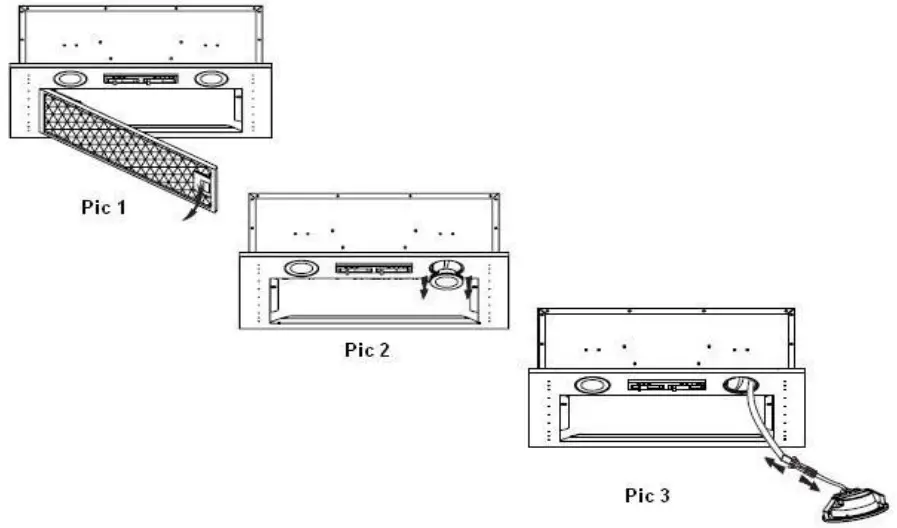 electriQ logoCanopy Cooker Hood- BULB REPLACEMENT