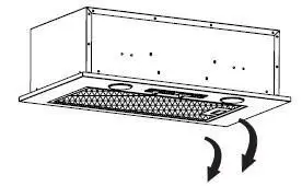 electriQ logoCanopy Cooker Hood -GREASE MESH FILTERS