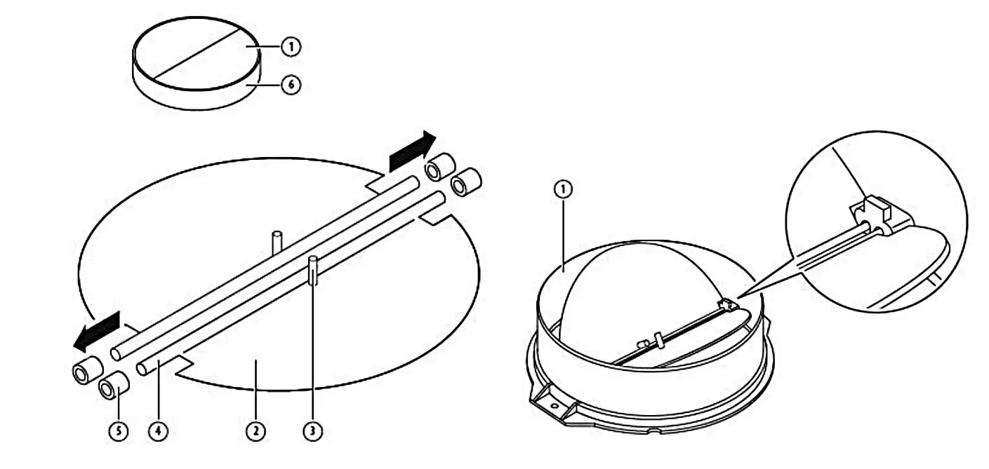 electriQ Canopy Cooker Hood V-FLAP