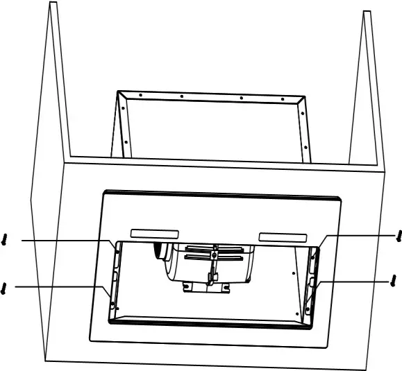 electriQ logoCanopy Cooker Hood - stainless-steel frame