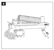 MEEC TOOLS 008121 Log Splitter-fig10