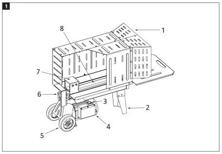 MEEC TOOLS 008121 Log Splitter-fig3
