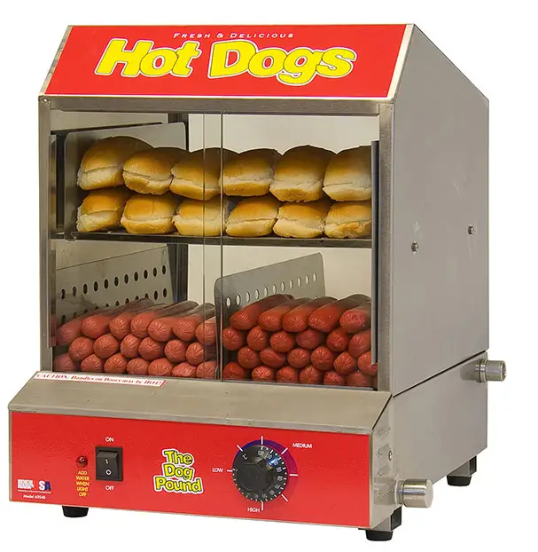 BENCHMARK USA 60048 Hot Dog Pound Bun Steamer PRODUCT - Copy