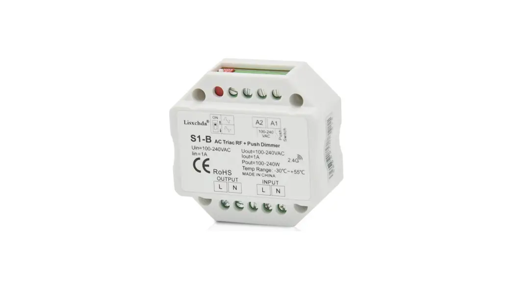 Ledlyskilder S1-b Ac Triac Rf And Push Dimmer User Manual