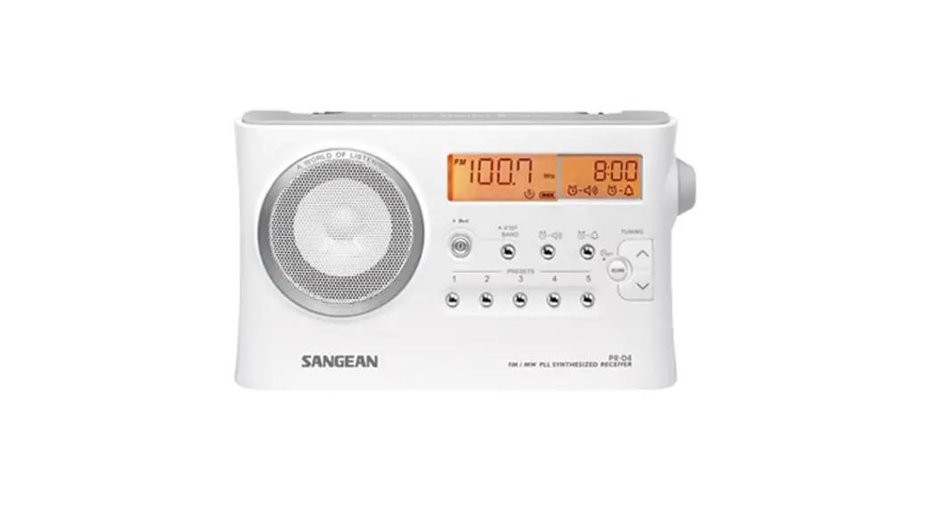 Sangean Pr-d4bt Portable Radio User Manual Sangean Pr-d4bt Portable Radio User Manual