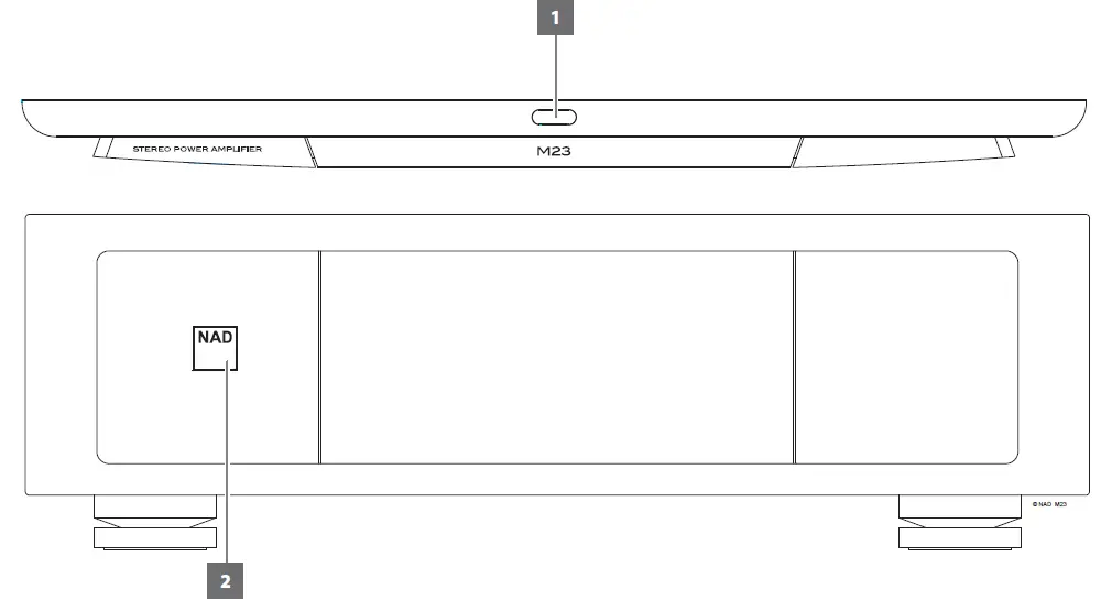 NAD M23 Masters Series 2-Channel Power Amplifier-10