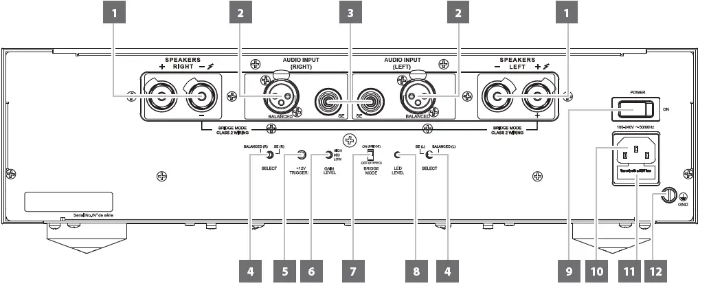 NAD M23 Masters Series 2-Channel Power Amplifier-11