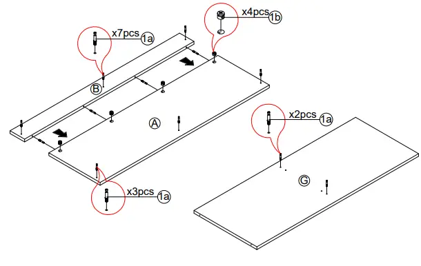 Furinno-20202-Jensen TV-Stand-with-Drawer-FIG5
