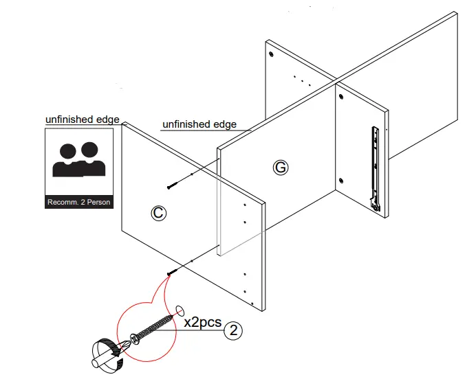 Furinno-20202-Jensen TV-Stand-with-Drawer-FIG9