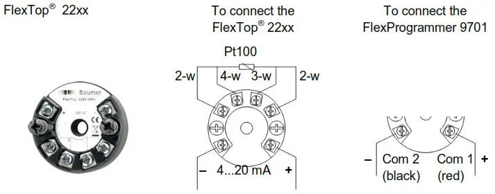 Baumer TFRN CombiTemp Temperature Sensor - Electrical connection 4