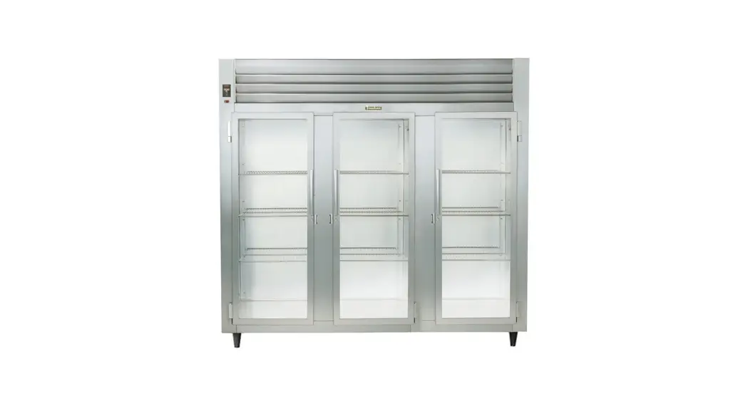 Traulsen Aht332nut-fhg Three Section Glass Door Narrow Reach In Refrigerator Owner's Manual