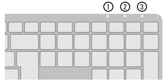 Plexgear 61855 KM-Silent Wireless Keyboard and Mouse - keyboard