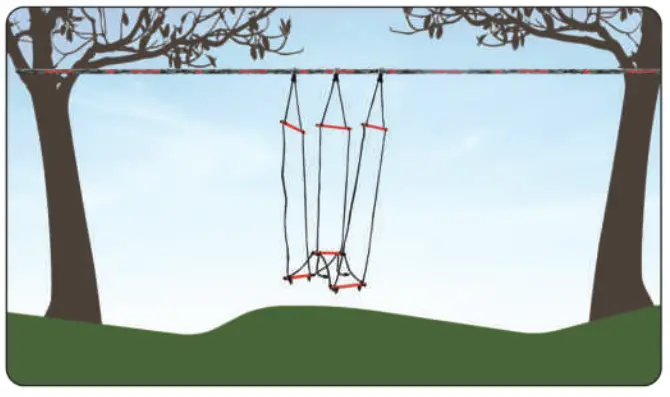 slackers SLA 327 Backyard Adventure Gear - THE NINJALINE