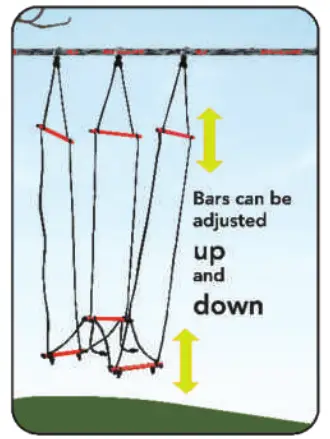 slackers SLA 327 Backyard Adventure Gear - bottom bars