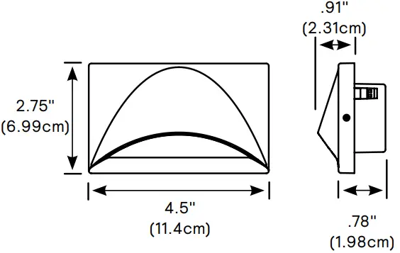 CHLORIDE Exit Emergency PathMaster Mini LED Step Light-fig4