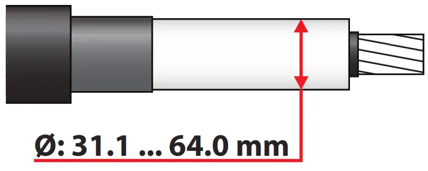 ENSTO COT1 2405L Cold Shrink Outdoor Term - FIG 1