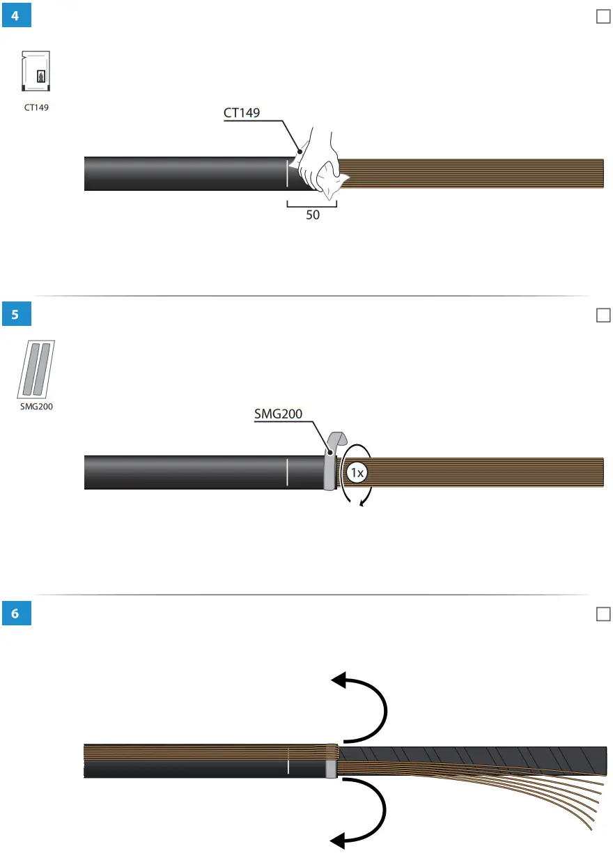 ENSTO COT1 2405L Cold Shrink Outdoor Term - FIG 15