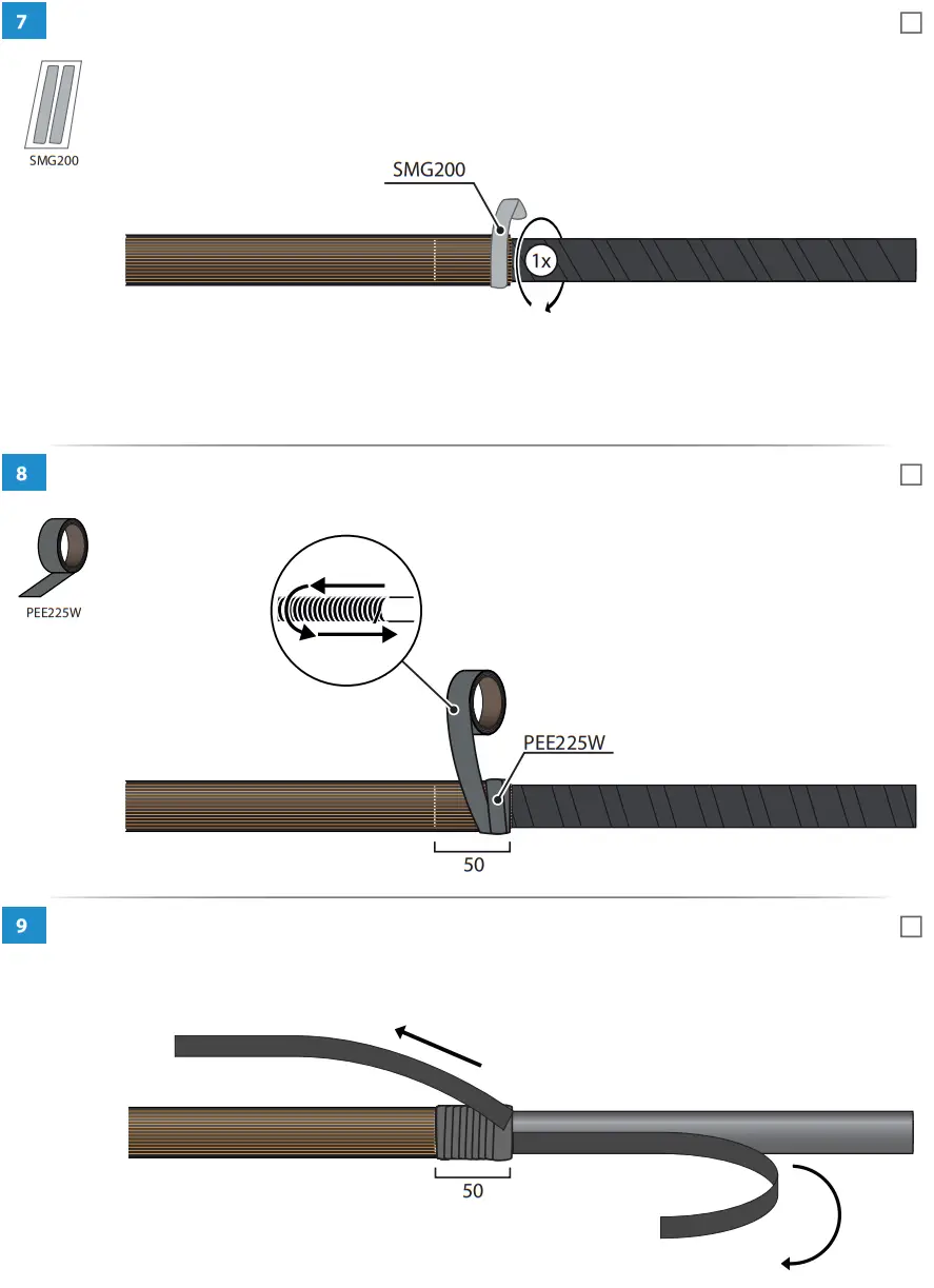 ENSTO COT1 2405L Cold Shrink Outdoor Term - FIG 16