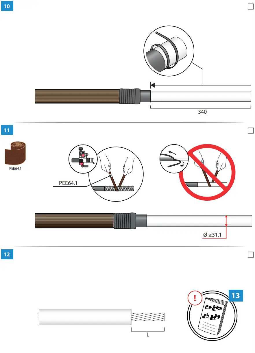 ENSTO COT1 2405L Cold Shrink Outdoor Term - FIG 17