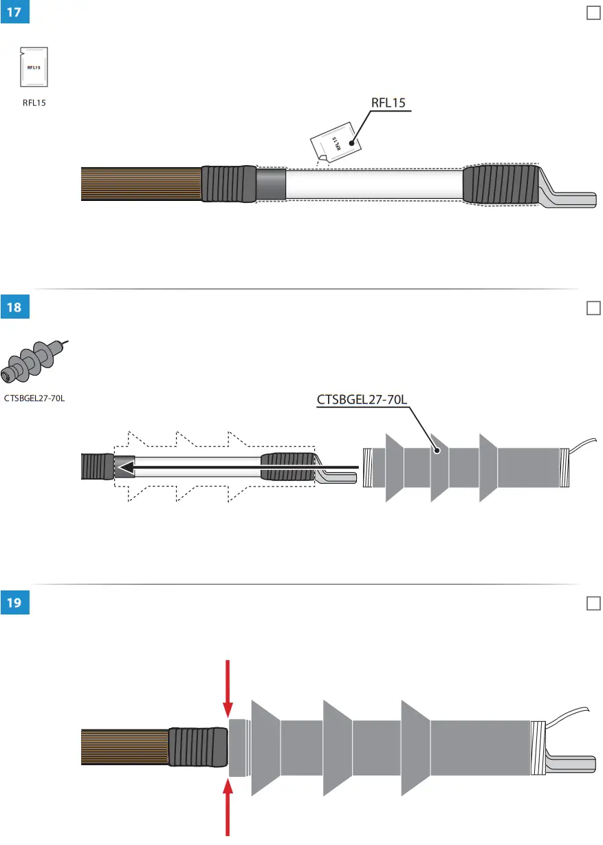 ENSTO COT1 2405L Cold Shrink Outdoor Term - FIG 20