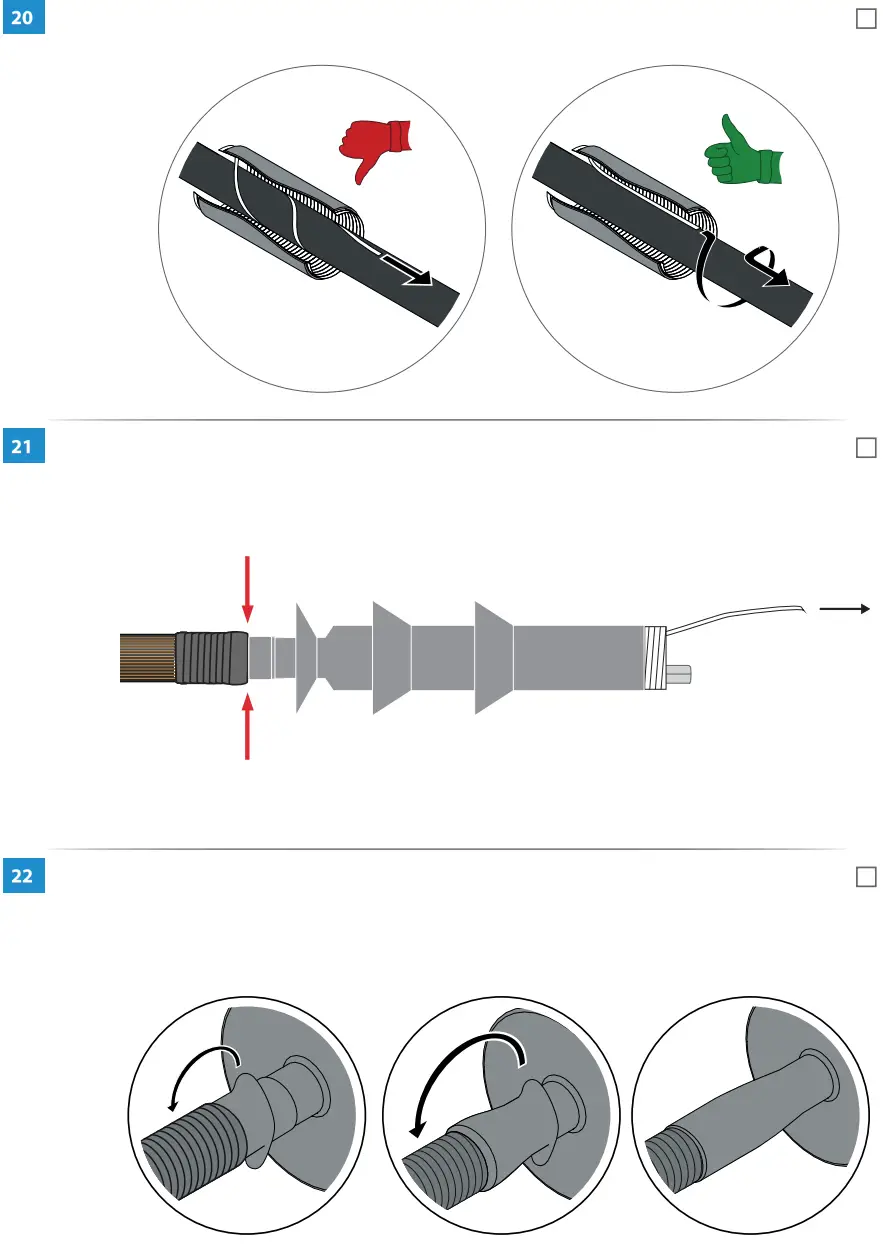 ENSTO COT1 2405L Cold Shrink Outdoor Term - FIG 21