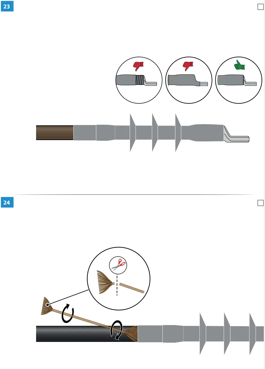 ENSTO COT1 2405L Cold Shrink Outdoor Term - FIG 22